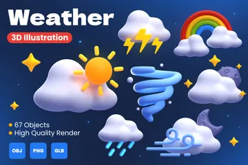 Weather 3D Icon Pack