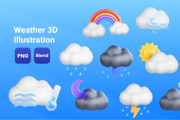 Weather 3D Icon Pack