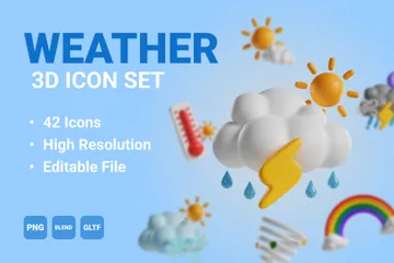 Weather 3D Icon Pack