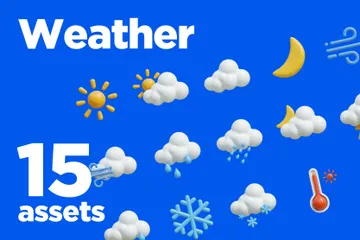 Weather 3D Icon Pack