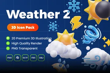 Weather 3D Icon Pack