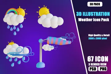 Weather 3D Illustration Pack