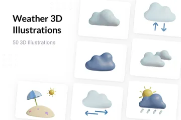 天気 3D Illustrationパック