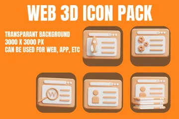 La toile Pack 3D Icon