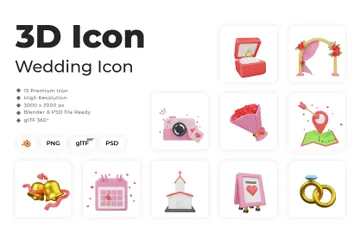 혼례 3D Icon 팩