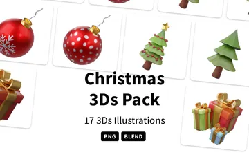 Weihnachten 3D Icon Pack