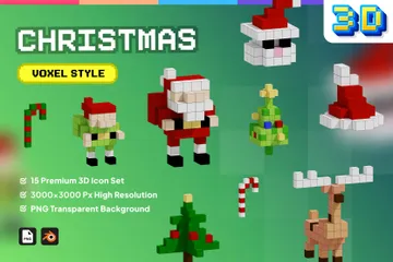 Weihnachten 3D Icon Pack