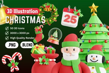 Weihnachten 3D Icon Pack