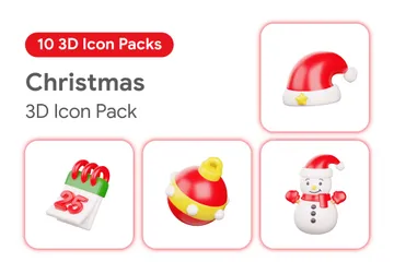 Weihnachten 3D Icon Pack