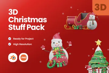 Weihnachtskram 3D Icon Pack