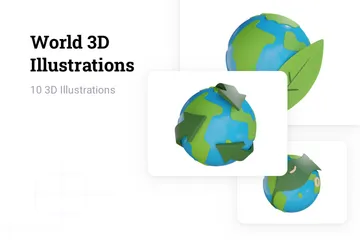 Welt 3D Illustration Pack