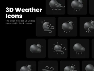 Wetter 3D Illustration Pack