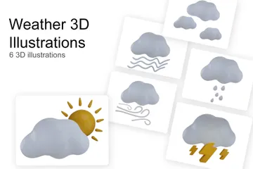 Wetter 3D Illustration Pack