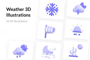 Wetter 3D Icon Pack