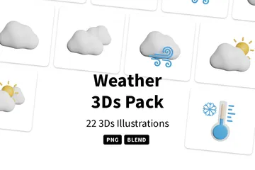 Wetter 3D Icon Pack