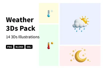 Wetter 3D Icon Pack