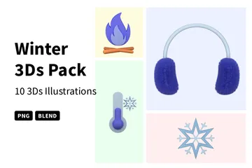 Winter 3D Icon Pack