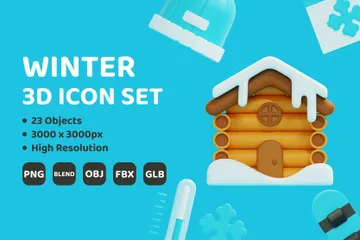 Winter 3D Icon Pack