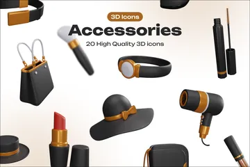 Women Accessories 3D Icon Pack