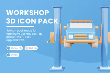 Workshop 3D Icon Pack