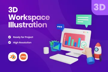 Workspace 3D Icon Pack