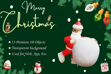 Xmas 3D Icon Pack