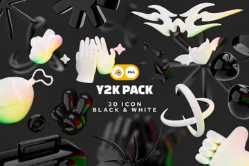 Y2K Paquete de Icon 3D