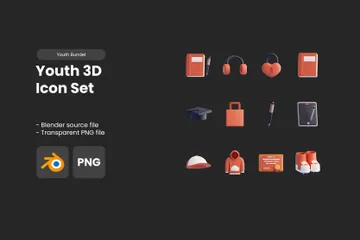 Youth 3D Icon Pack