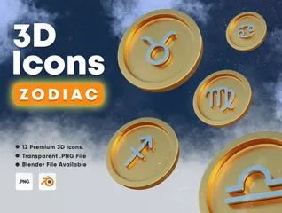Zodiac 3D Illustration Pack