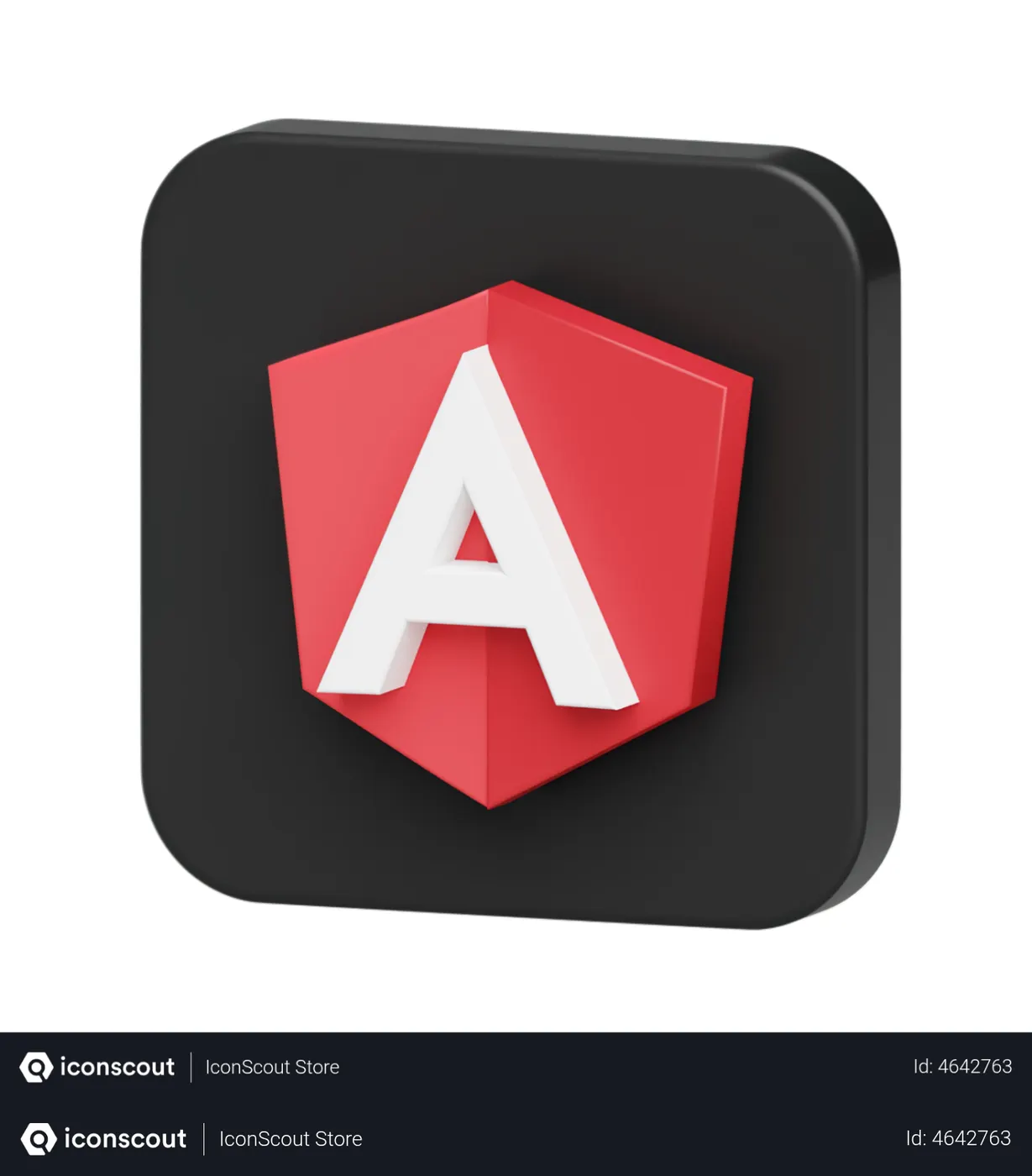 Free Angular Logo 3D Logo - Free Download Logos 3D Logos | IconScout