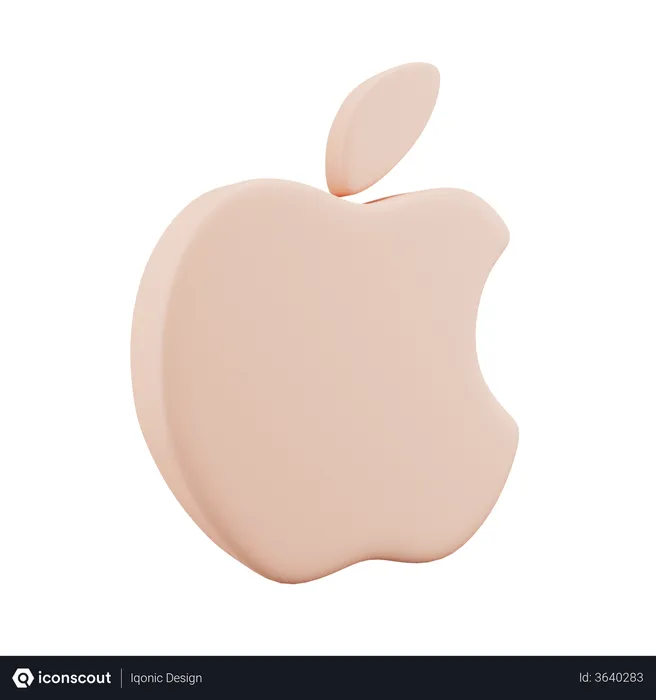 Free Apple Logo 3D Logo