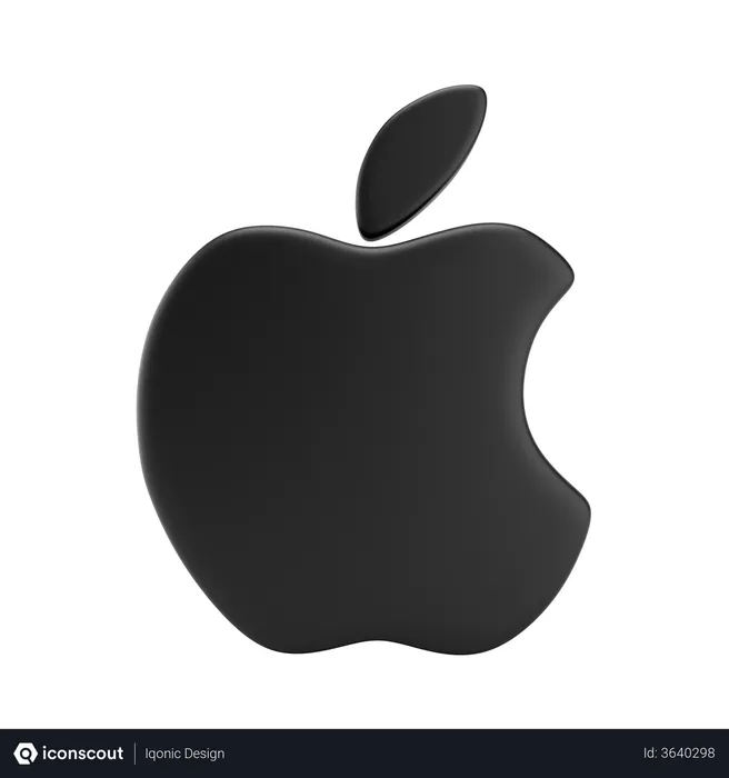 Free Apple Logo 3D Logo