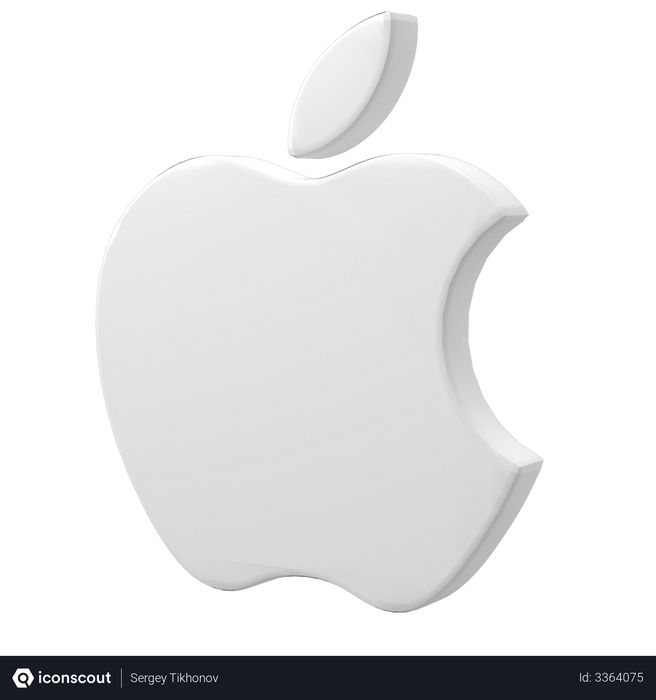 Apple Logo 3D Illustration