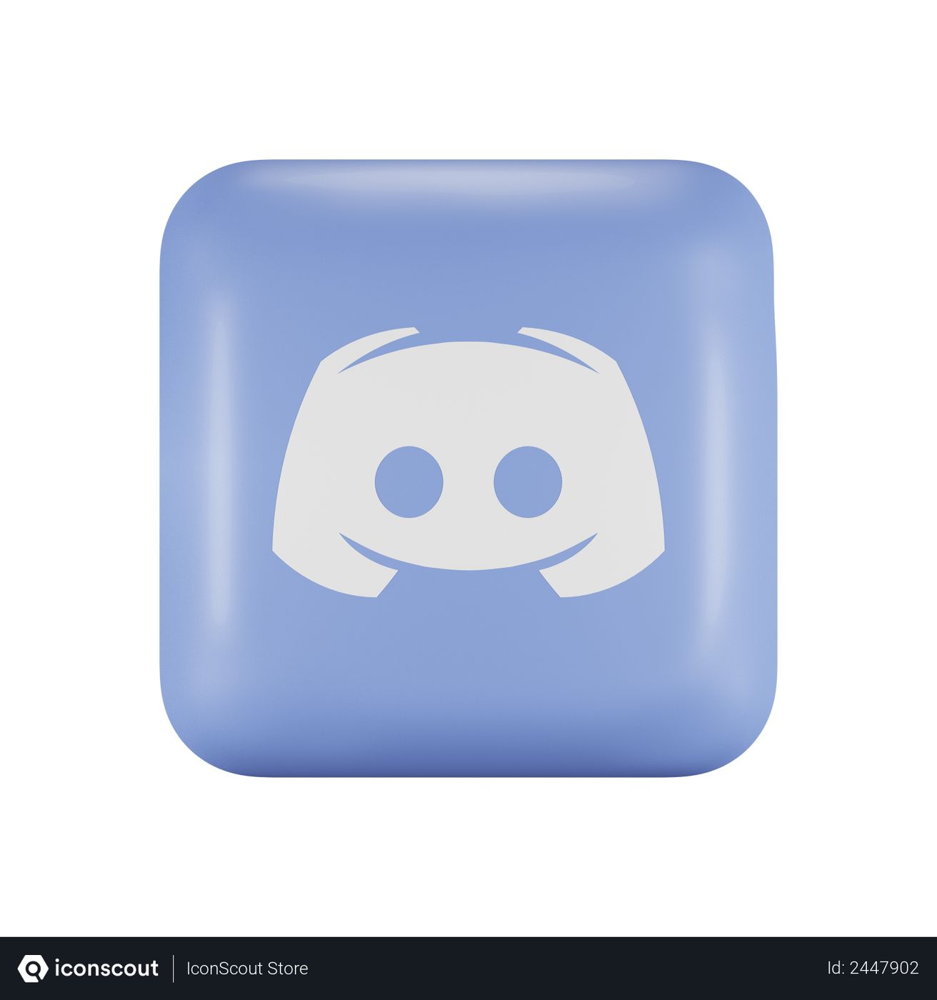 Free Discord Logo 3D Illustration download in PNG, OBJ or Blend format