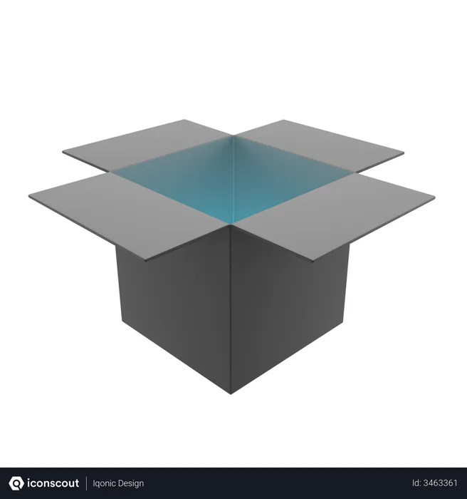 Free Dropbox  3D Illustration