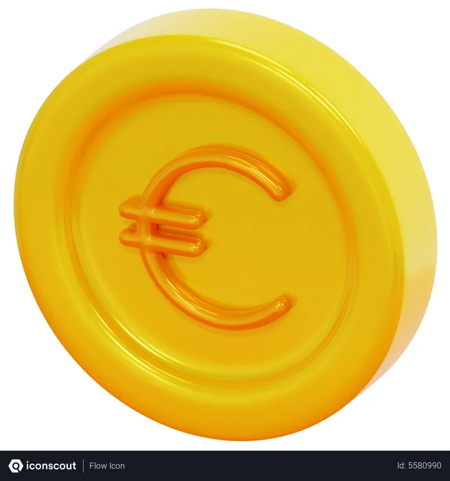 Free Euro  3D Icon