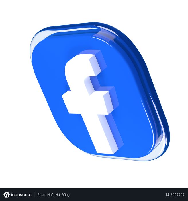 Free Facebook Logo 3d Illustration Download In Png Obj Or Blend Format