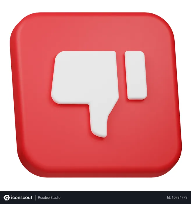 Free 嫌い  3D Icon