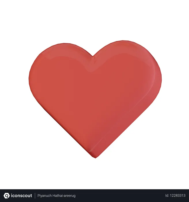 Free 心臓  3D Icon