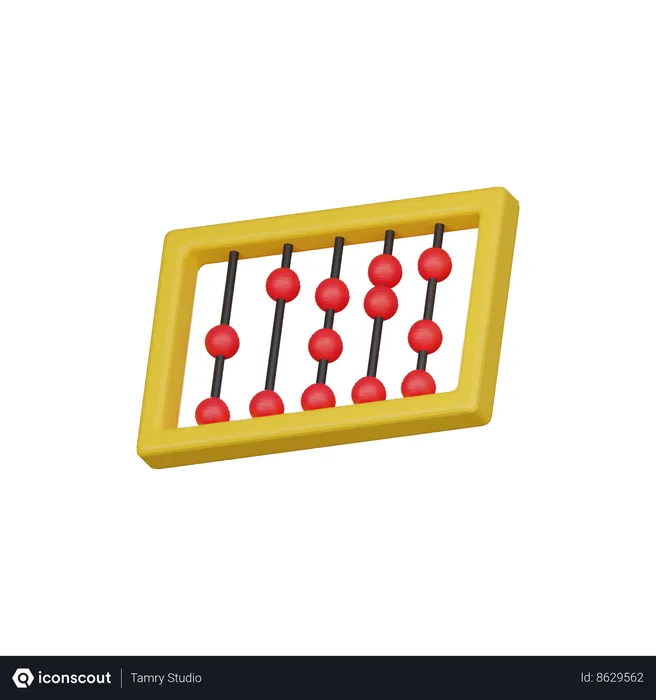Free Abacus  3D Icon