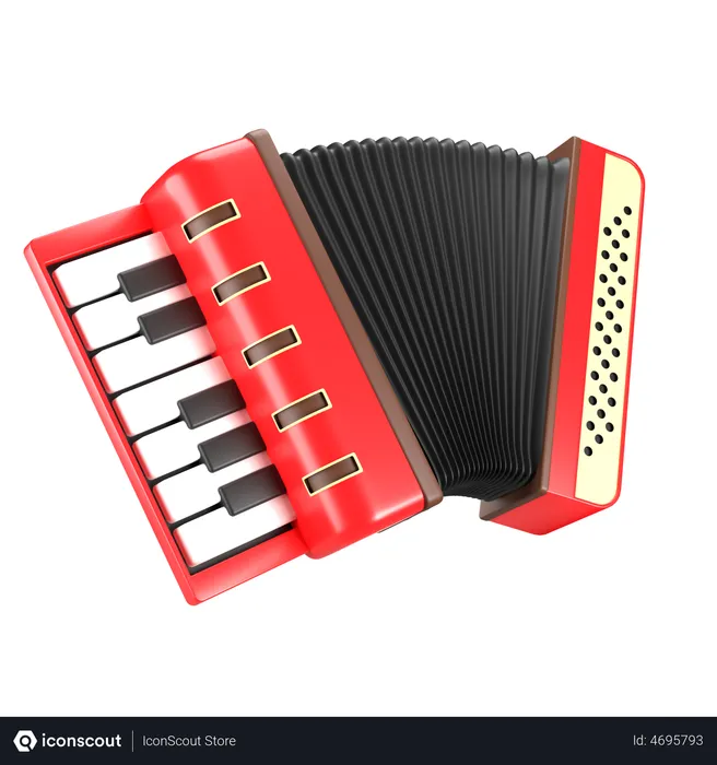 Free Accordion  3D Icon