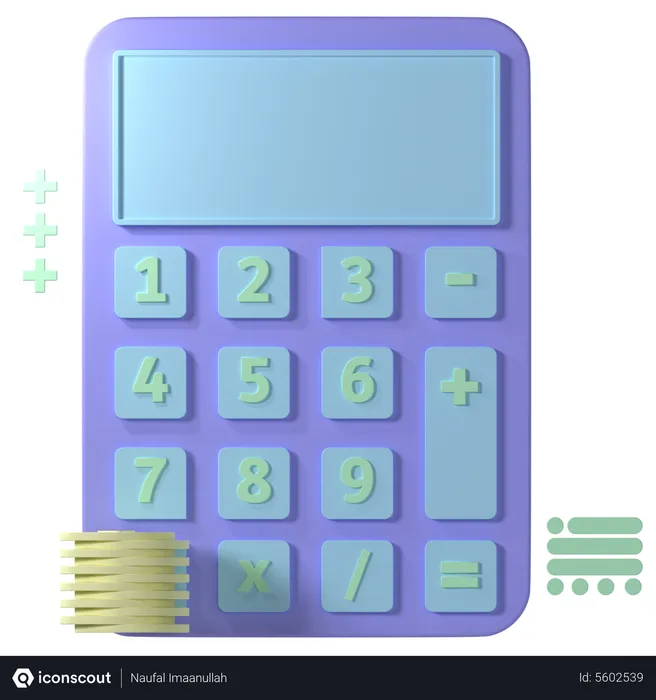 Free Accounting  3D Icon