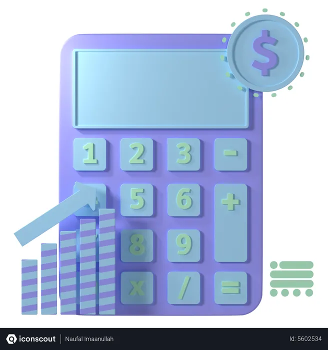 Free Accounting  3D Icon
