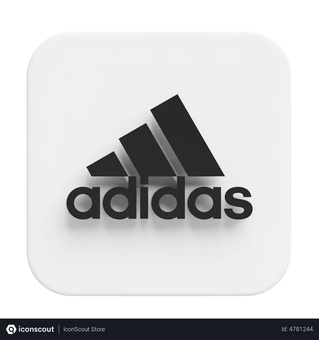 Free Adidas Logo 3D Logo