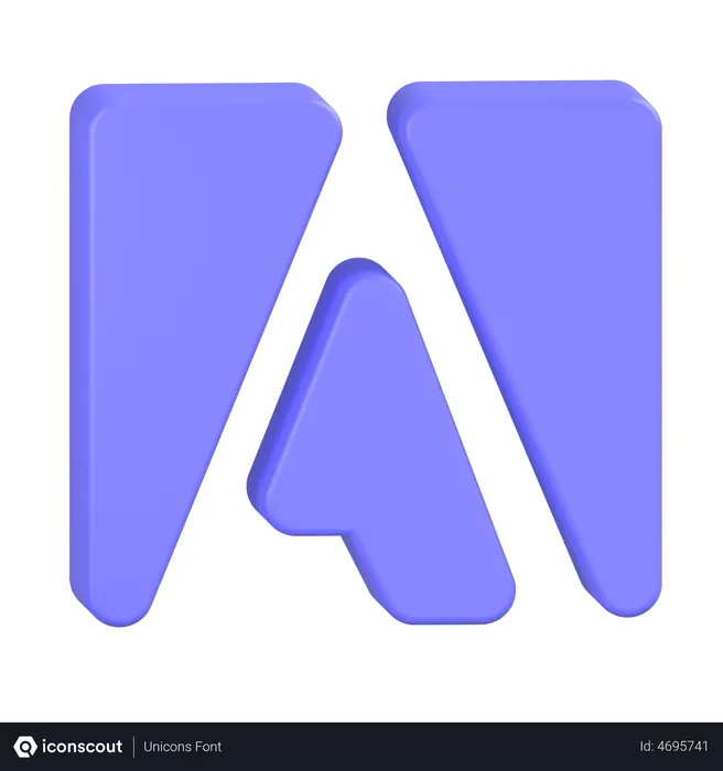 Free Adobe-1 Logo 3D Icon