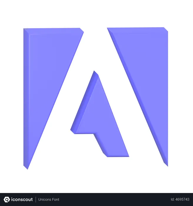 Free Adobe-2 Logo 3D Icon