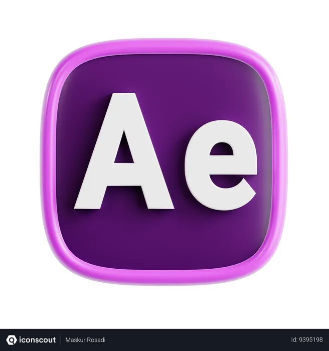 Free Adobe After Effect  3D Icon