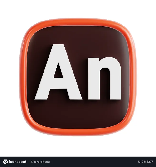 Free Adobe Animate  3D Icon