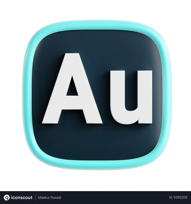 Free Adobe Audition  3D Icon