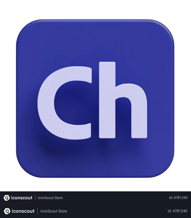 Free Adobe Character Animator Logo 3D Illustration